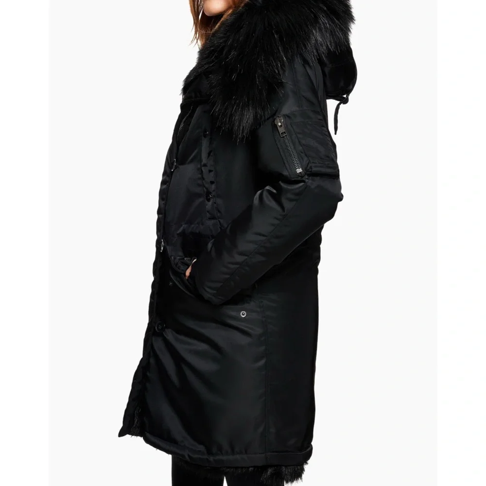 SAM. Stella Faux Fur Lined Down Coat - Picture 3 of 9